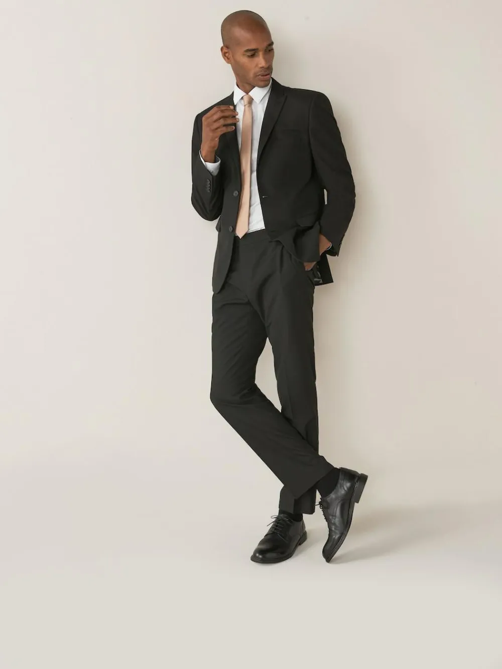 Discount Next Tailored Fit Two Button Suit Jacket Black