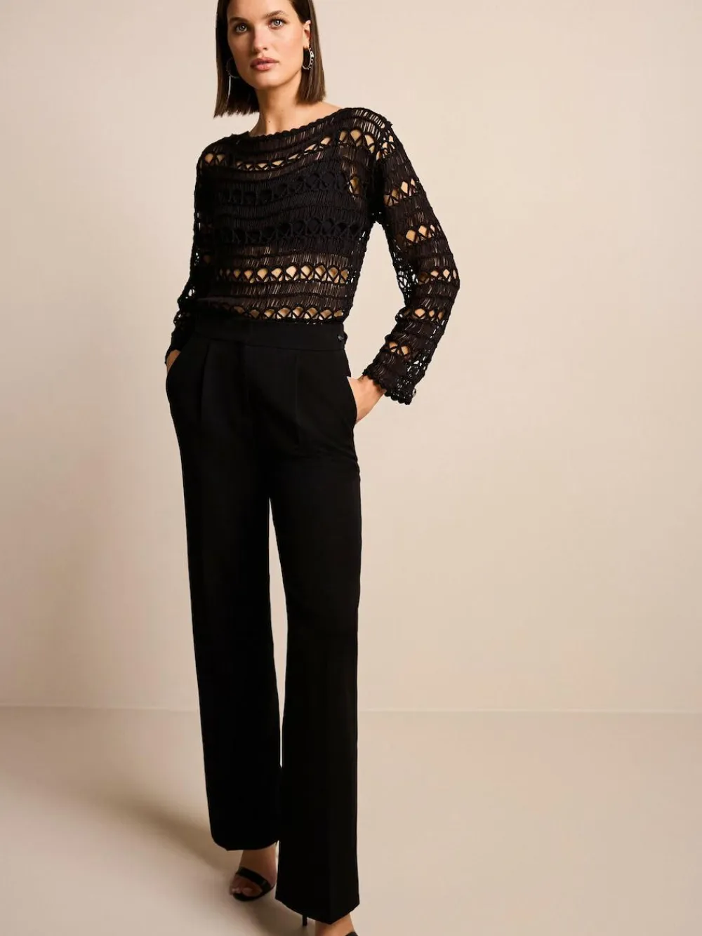 Outlet Next Black Tailored Hourglass Trousers