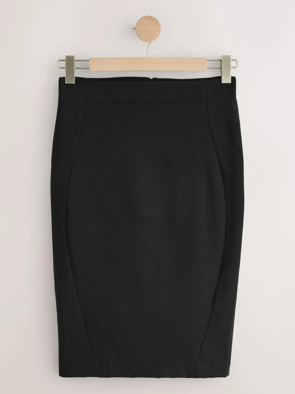 New Next Tailored Pencil Skirt With Wool Black