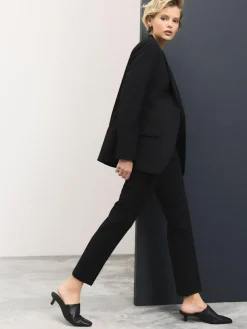 Hot Next Tailored Single Breasted Blazer With Wool Black