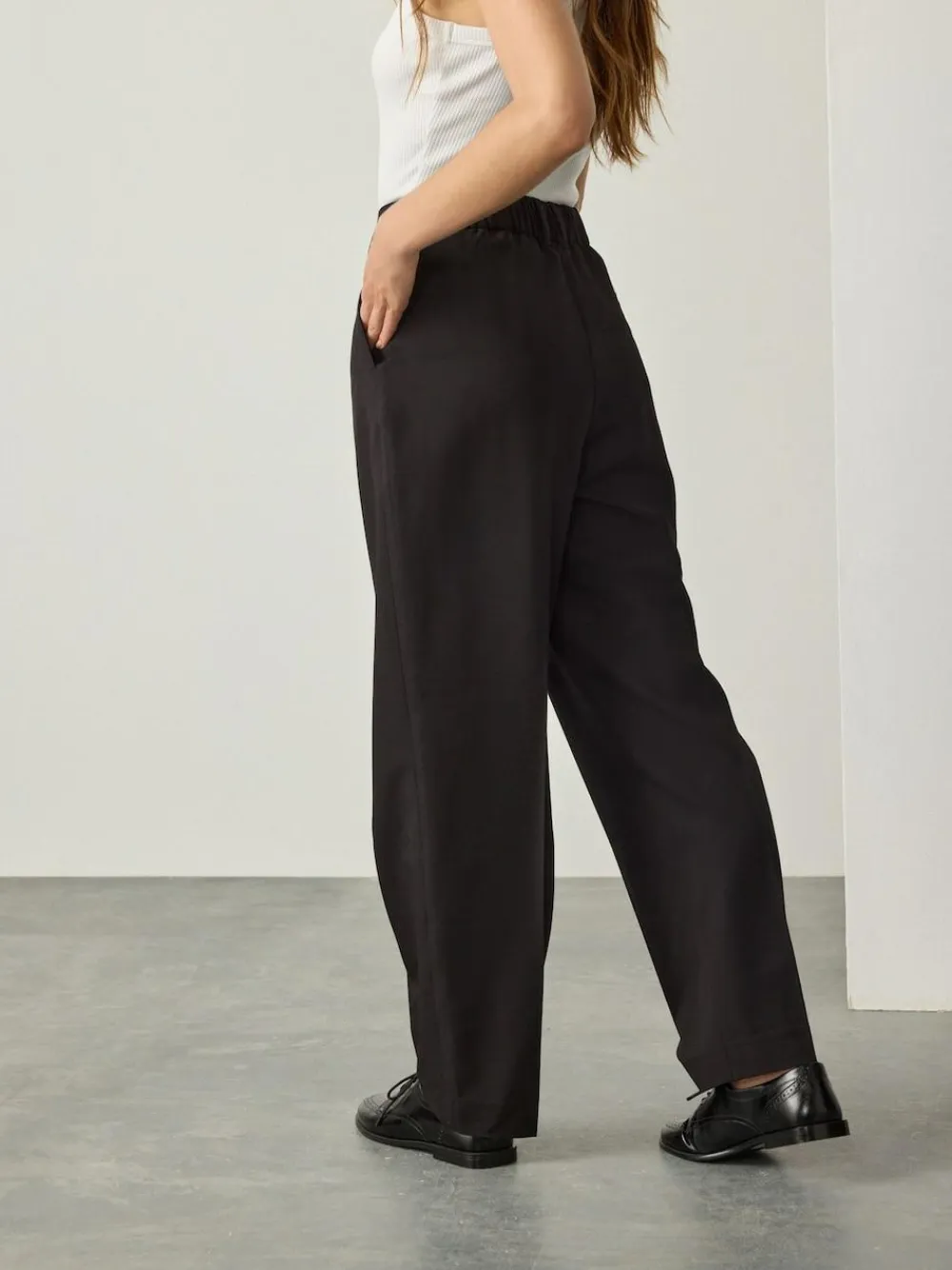 Next Black Tailored Tapered Trousers^Women Suits & Tailoring