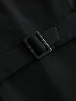 Next Black Tailored Waistcoat With Wool