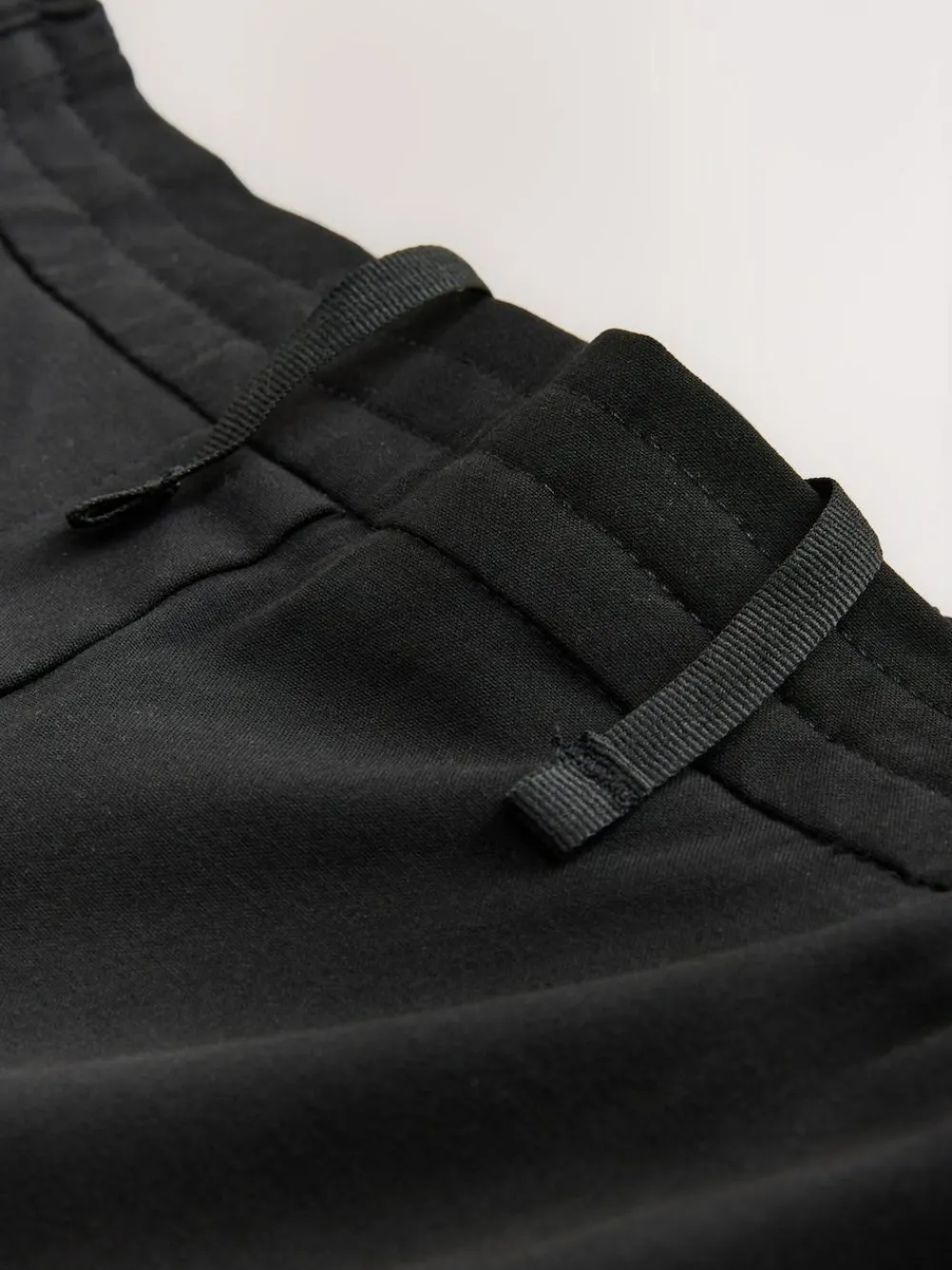 New Next Tailored Wide Leg Trousers With Wool Black