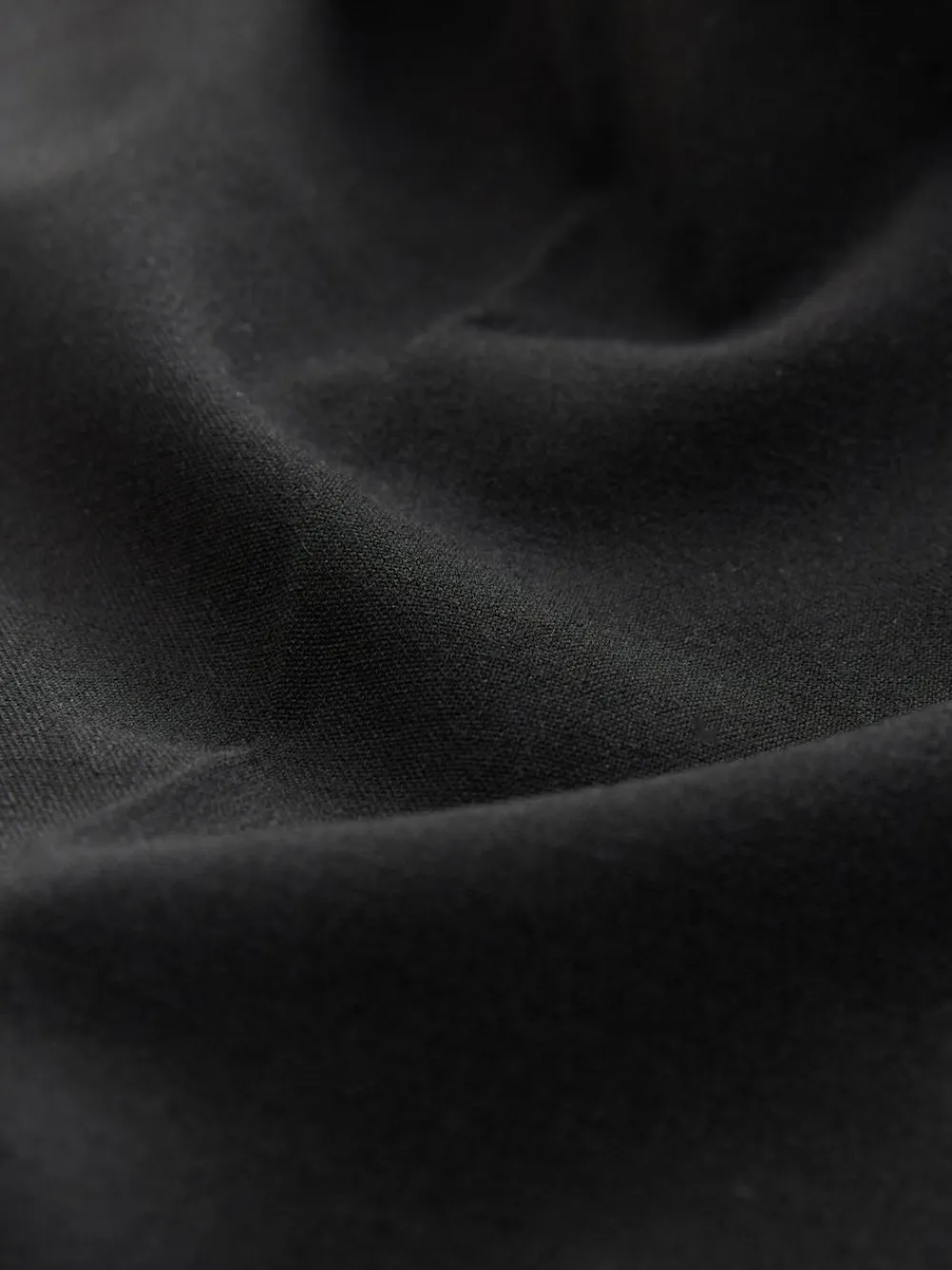 New Next Tailored Wide Leg Trousers With Wool Black