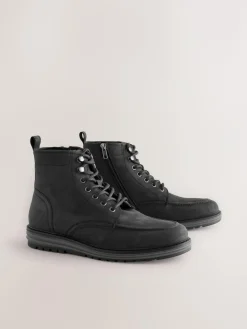 Next Tall Leather Apron Toe Boots^ Boots|Boots