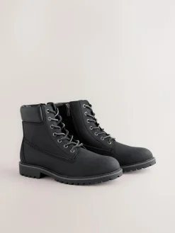 Next Black Tall Zip-Up Boots^ Boots|Boots