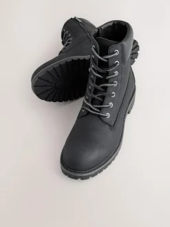 Next Black Tall Zip-Up Boots^ Boots|Boots