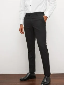 Next Slim Fit Tuxedo Suit Trousers^ Pants & Chinos|Occasionwear