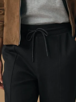 Next Black Tapered Jersey Joggers