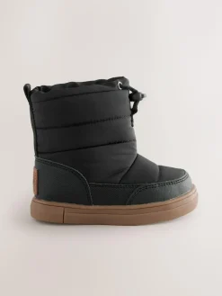 Next Black Thermal Thinsulate™ Lined Quilted Water Resistant Boots^BOY Baby Boots|Boots