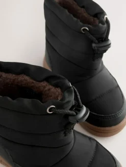 Next Black Thermal Thinsulate™ Lined Quilted Water Resistant Boots^BOY Baby Boots|Boots