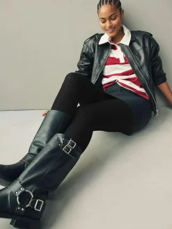 Next Black Thermal Wool Blend Knitted Tights 1 Pack^Women Socks & Tights|All Lingerie