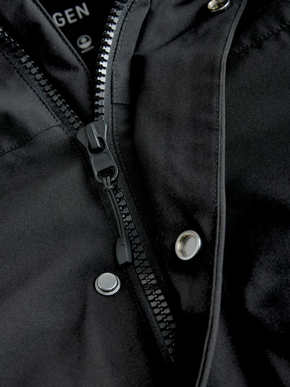 Next ThermoGen Parka Jacket with Borg Lining Black