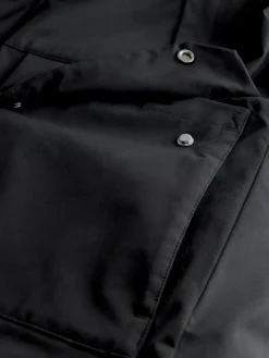 Next ThermoGen Parka Jacket with Borg Lining Black