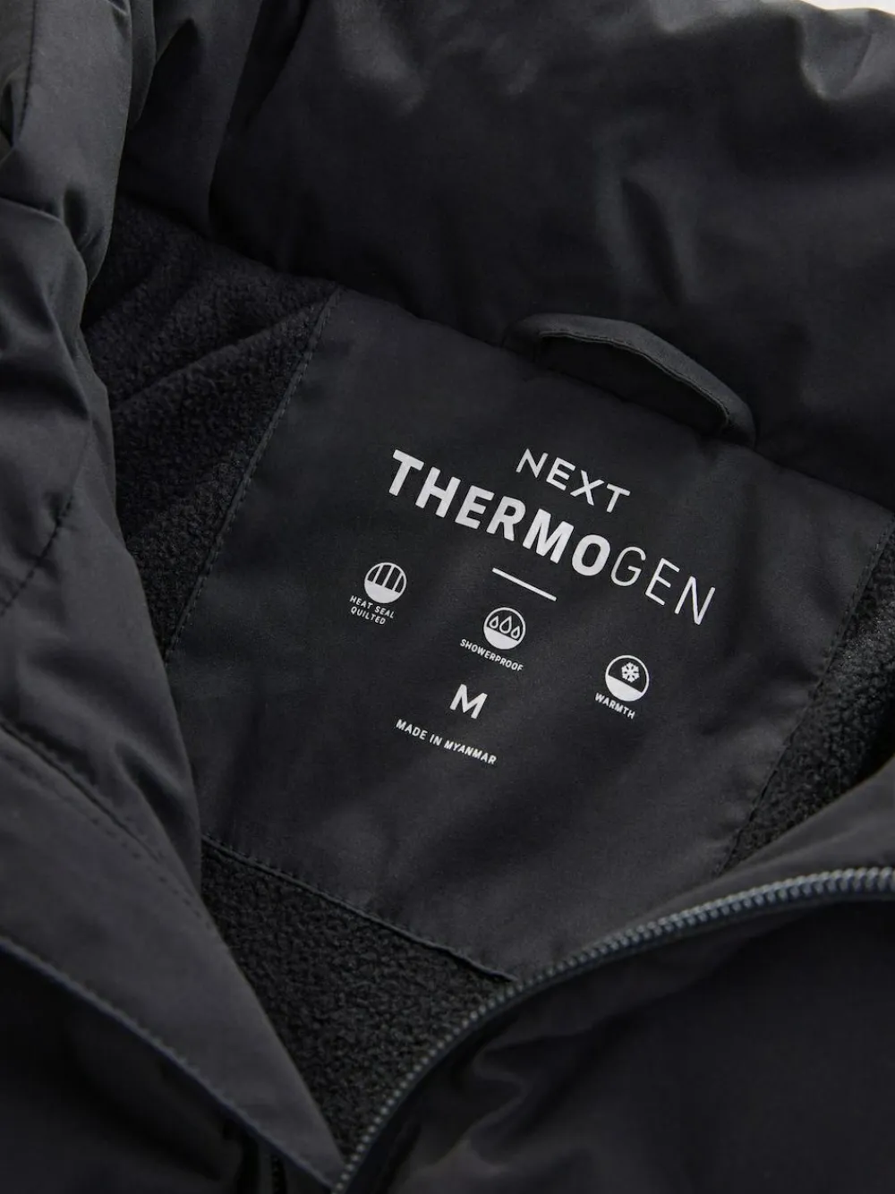 Next ThermoGen Shower Resistant Puffer Jacket Black