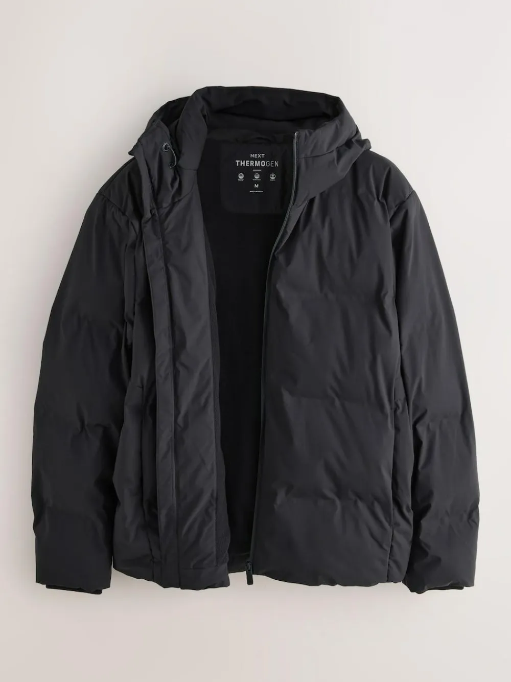 Next ThermoGen Shower Resistant Puffer Jacket Black