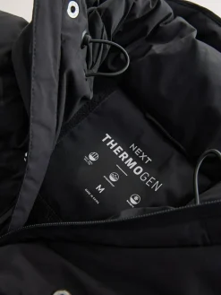 Best Next ThermoGen Shower Resistant Puffer Jacket Black