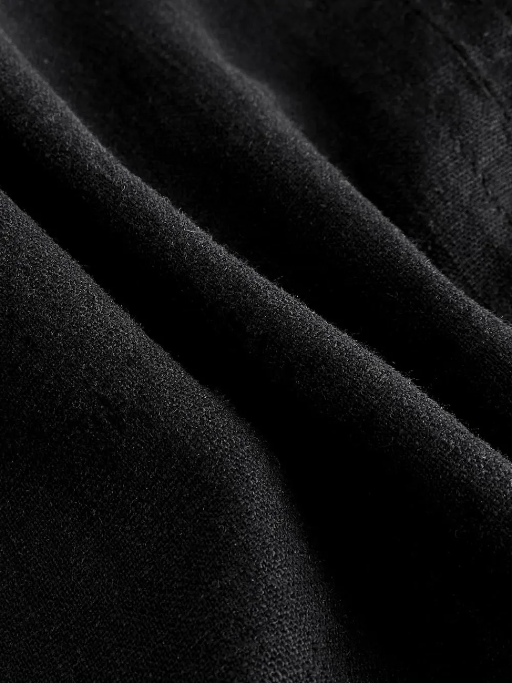 Clearance Next Tie Waist Linen Blend Culottes Black