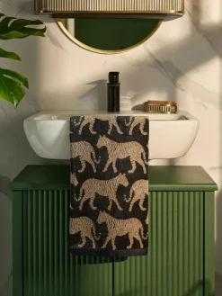 Next Black Tiger 100% Cotton Towel^ Towels & Bathmats