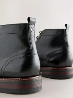Best Next Toecap Leather Boots Black