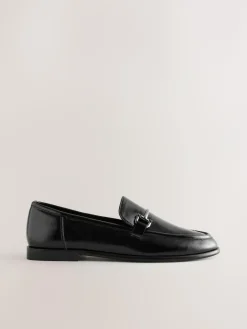 Clearance Next Trim Round Toe Loafers Black