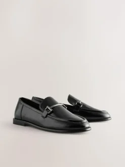 Clearance Next Trim Round Toe Loafers Black
