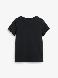 Next Black T-Shirt (3-16yrs)^ T-Shirts