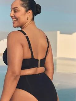 Best Next Ultimate Support F-K Underwired Bikini Top Black