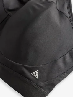 Hot Next Ultimate Support Non Pad Minimising Wired Dry Tech High Impact Sports Bra Black