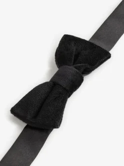 Outlet Next Black Velvet Bow Tie (3-16yrs)