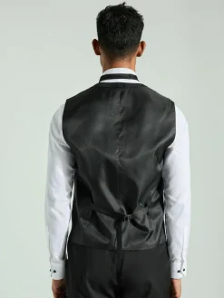 Clearance Next Velvet Waistcoat Black