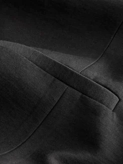 Next Black V-Neck Waistcoat with Button Detail^Women Suits & Tailoring