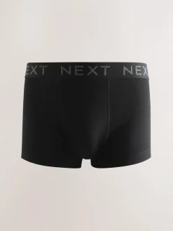 Sale Next Black Waistband Hipster Boxers 5 Pack