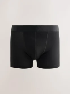 Clearance Next Black Waistband Trunks Boxers 5 Pack