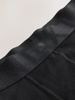 Clearance Next Black Waistband Trunks Boxers 5 Pack