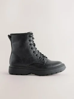 Discount Next Warm Lined Lace-Up Ankle Boots Black