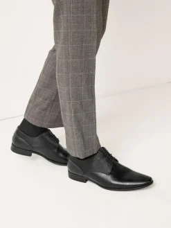 Next Wide Fit Derby Lace-Up Shoes^ Shoes