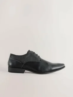 Next Wide Fit Derby Lace-Up Shoes^ Shoes