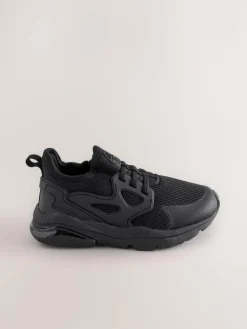 Next Wide Fit (G) Elastic Lace Trainers^BOY School Shoes|Boys Shoes