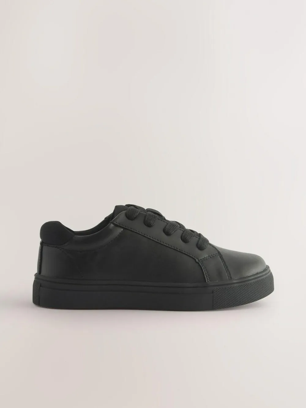 Best Next Black Wide Fit (G) Lace Up School Shoes