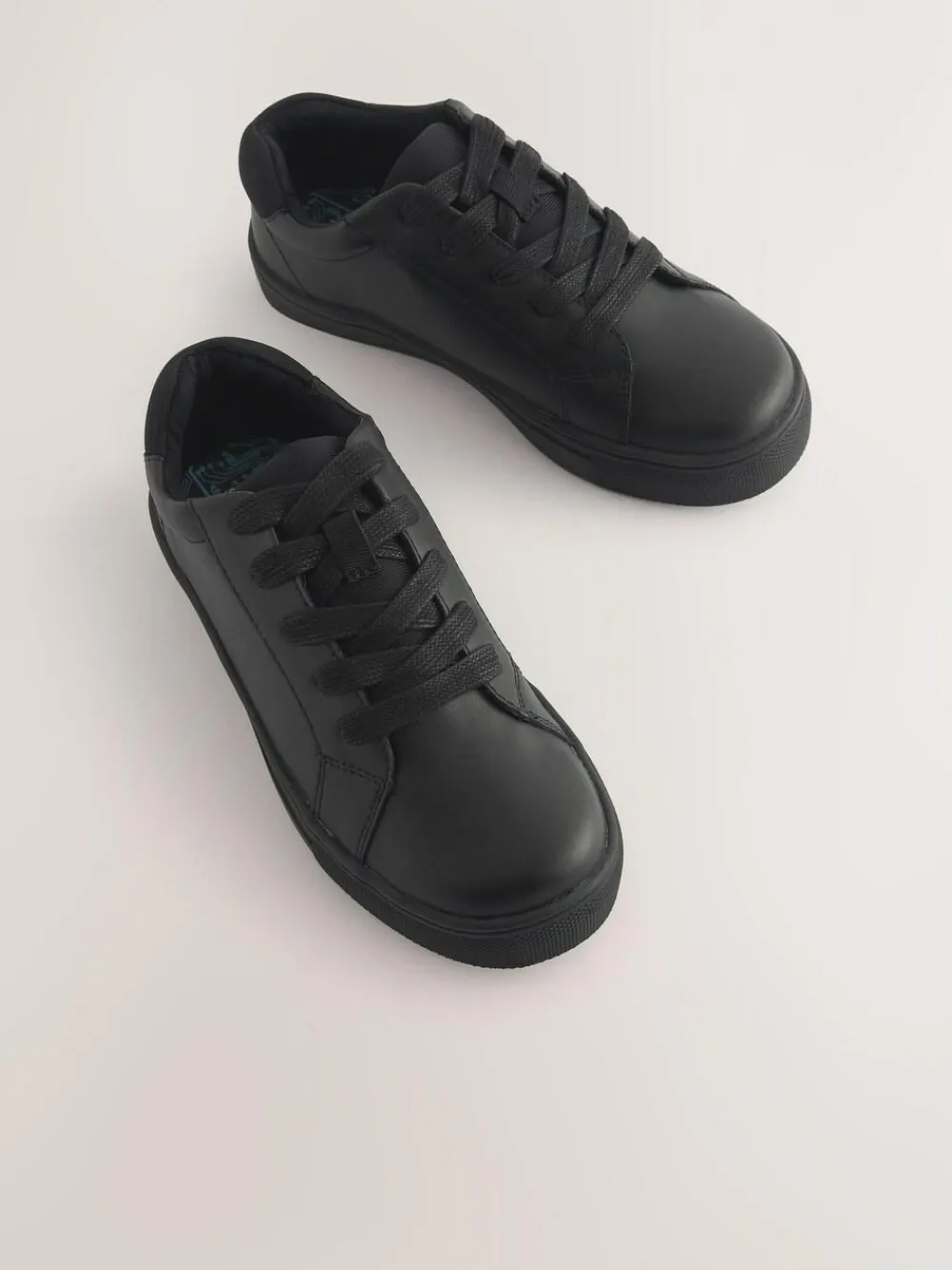 Best Next Black Wide Fit (G) Lace Up School Shoes