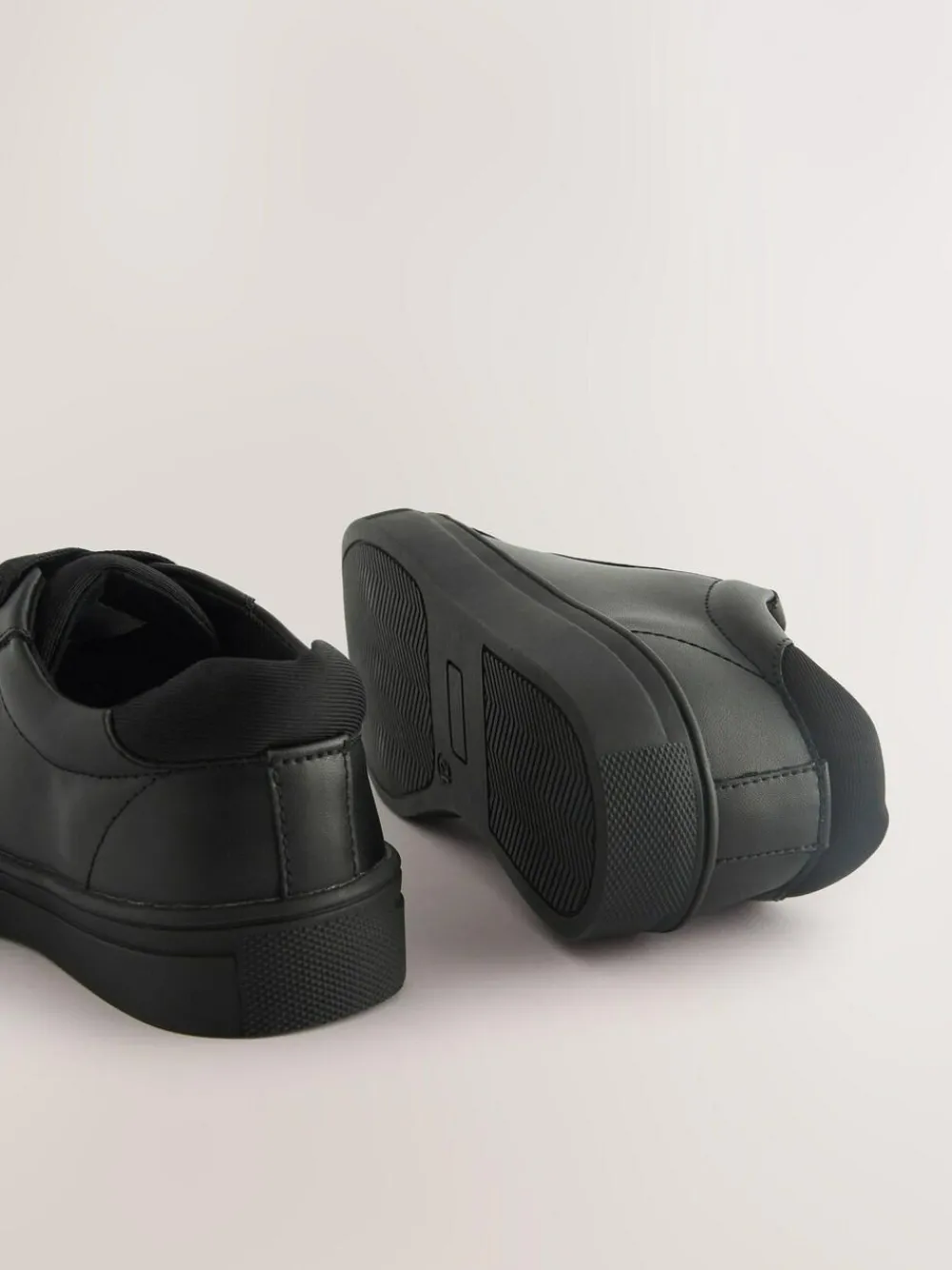 Best Next Black Wide Fit (G) Lace Up School Shoes