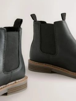 Next Wide Fit (G) Leather Chelsea Boots^BOY School Shoes|Boys Shoes