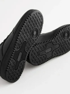 Next Black Wide Fit (G) School Lace-Up Shoes^BOY Shoes|School Shoes