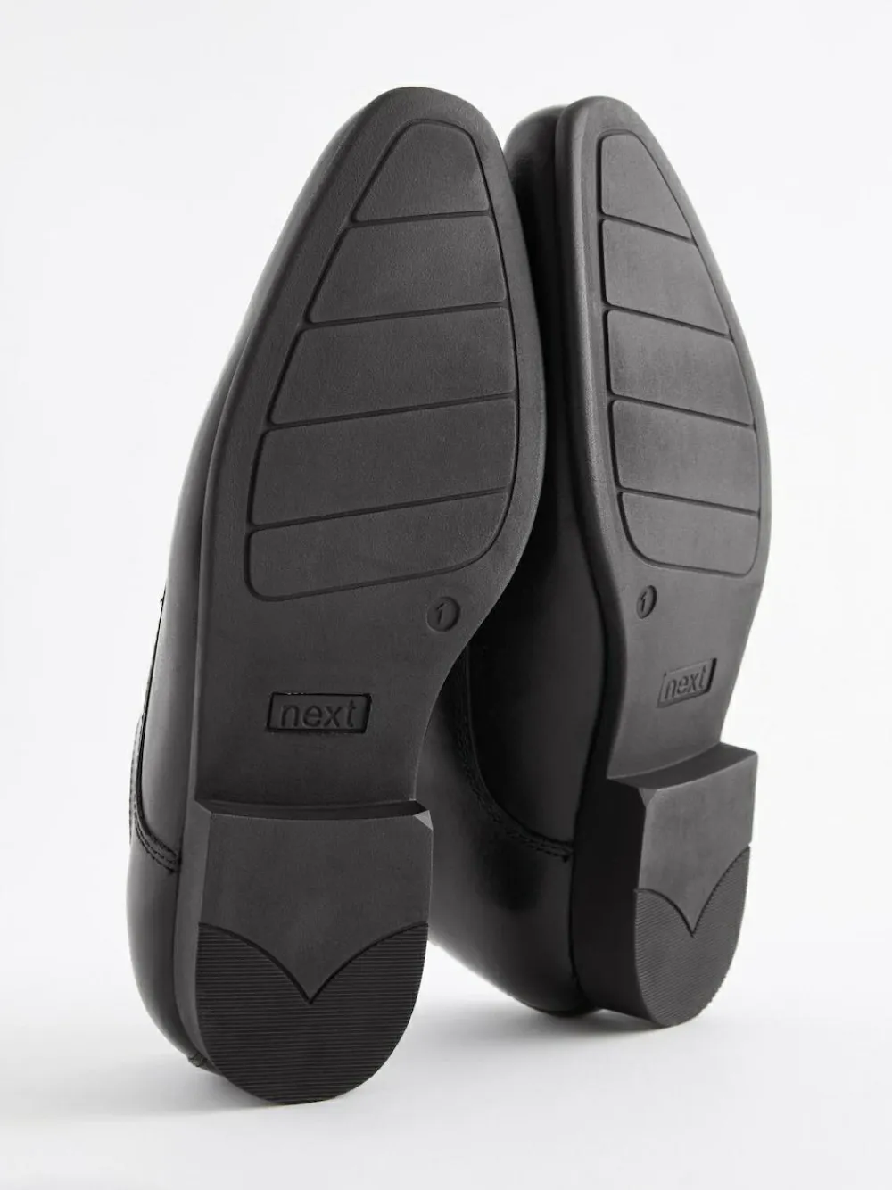 Online Next Black Wide Fit (G) School Leather Lace Up Shoes