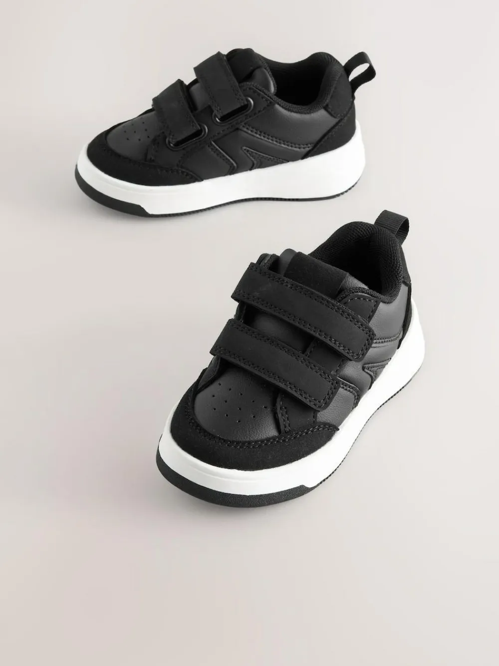 Next Wide Fit (G) Touch Fastening Two Strap Trainers^BOY Sneakers|Sneakers