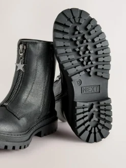 Next Wide Fit (G) Zip Front Ankle Boots^ Boots & Wellies