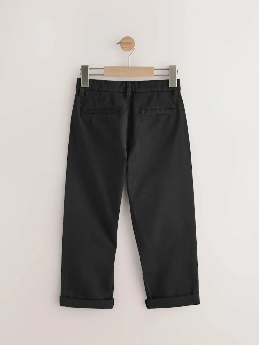 Best Next Wide Fit Stretch Chino Trousers (3-17yrs) Black