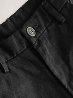 Best Next Wide Fit Stretch Chino Trousers (3-17yrs) Black