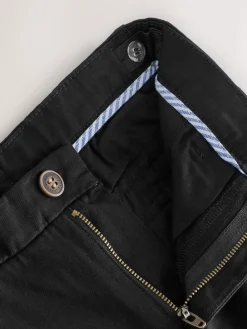 Best Next Wide Fit Stretch Chino Trousers (3-17yrs) Black